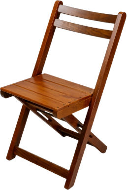 Anatomical folding chair